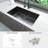 Sinber 32" x 19" Undermount Single Bowl Kitchen Sink with 18 Gauge 304 Stainless Steel Black Finish-136428624-90988828