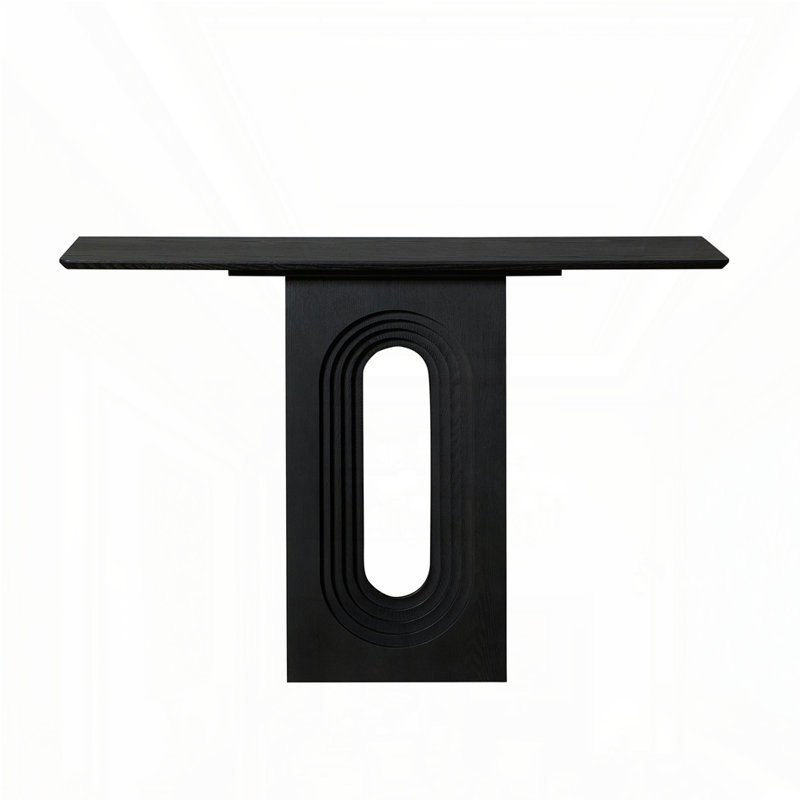 47.24 Inch Entryway Table, Black