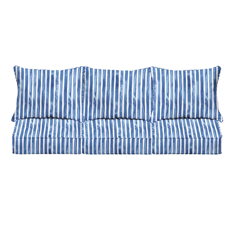 Outdoor 5'' Sofa Seat / Back Cushion, 22.5" W x 22.5" D