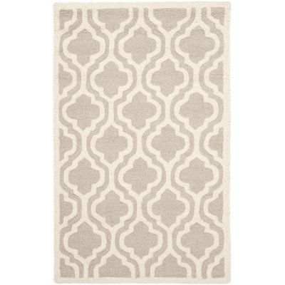 Cannen Hand Tufted Wool Geometric Rug