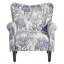 Fauteuil rembourré en polyester 30,3 po Modern-1612875385