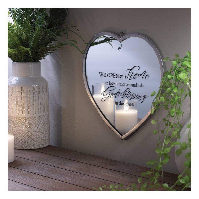 Edithmae Metal Flat Wall Mirror