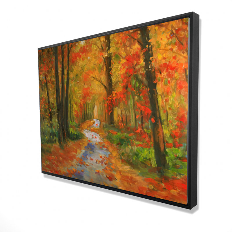 Reproduction d'automne sur toile