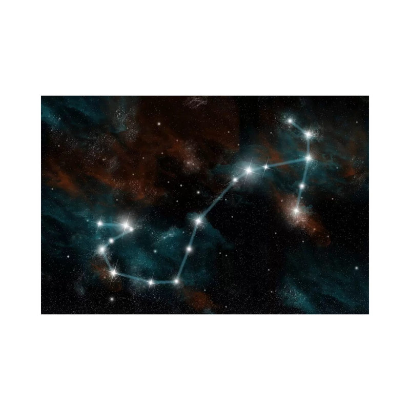 The Constellation Scorpio The Scorpion by Marc Ward - Wrapped Canvas Print, 20.32 cm H x 30.48 cm W