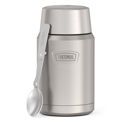 Pot à nourriture 24 oz. En acier inoxydable avec cuillère