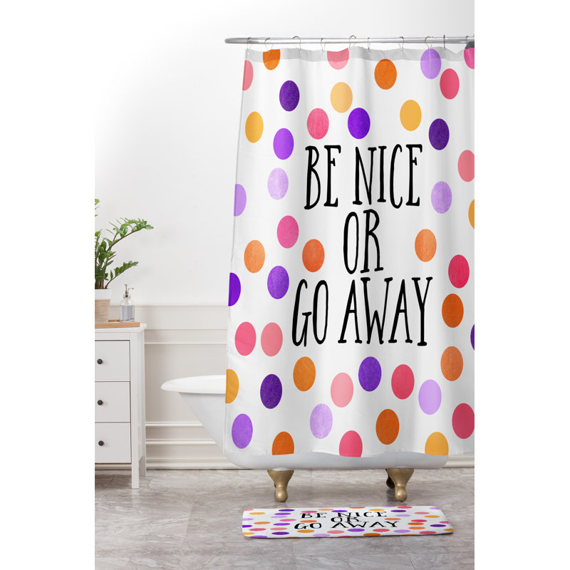 Tapis de salle de bain elisabeth fredriksson be nice ou be away