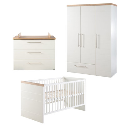 Nele Convertible 3 -Piece Nursery Furniture Set