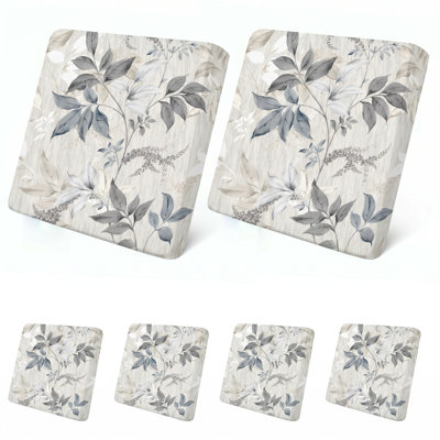 Patio Stretch Cushion Covers, Washable Elastic Bottom Outdoor Couch Slipcovers, Replacement Furniture Protector for Sofa Chair Seat