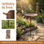 2 in 1 Bird Bath for Outside for Garden Lawn Decor
