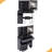 37" Left Drawer Desktop Vanity Table + Cushioned Stool, 2 AC+2 USB Socket, Hair Dryer Stand, Large Touch Control LED Sliding Mirror-410615973