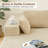 Castillon Cloud Sectional Couch In Two Boxes, Compressed Modular Sectional Sofa With Deep Seat-803119263