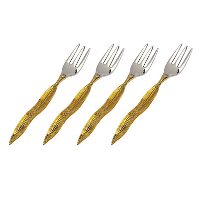 Fourchettes à dessert froissées