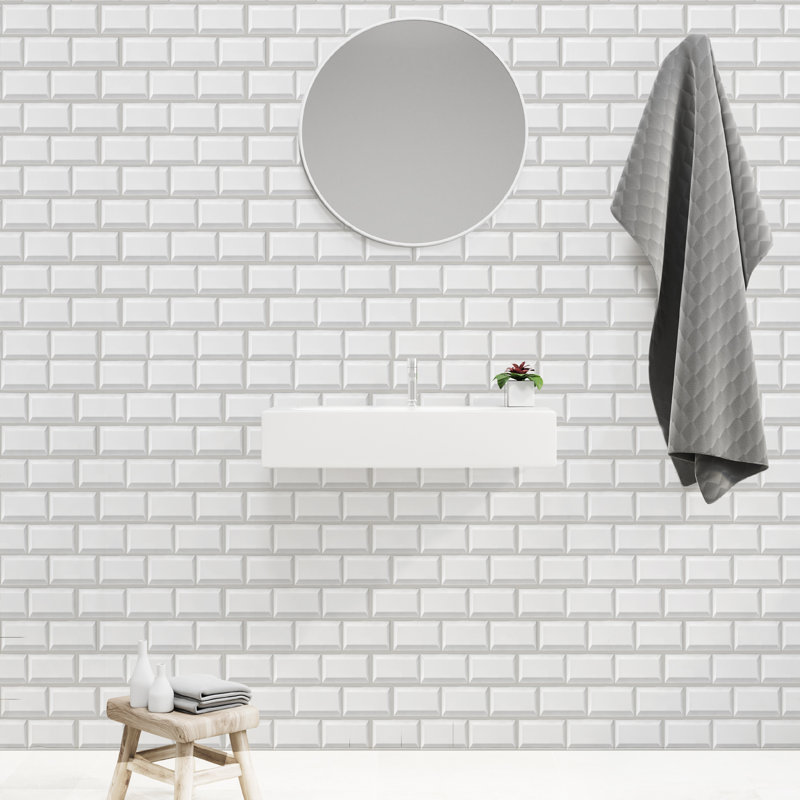 10Pcs Self-Adhesive Wall Tile Stickers