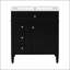 Meuble-lavabo de salle de bain avec lavabo supérieur, meuble de rangement moderne avec 2 tiroirs et un tiroir basculant, meuble-lavabo simple-748931596-748931597