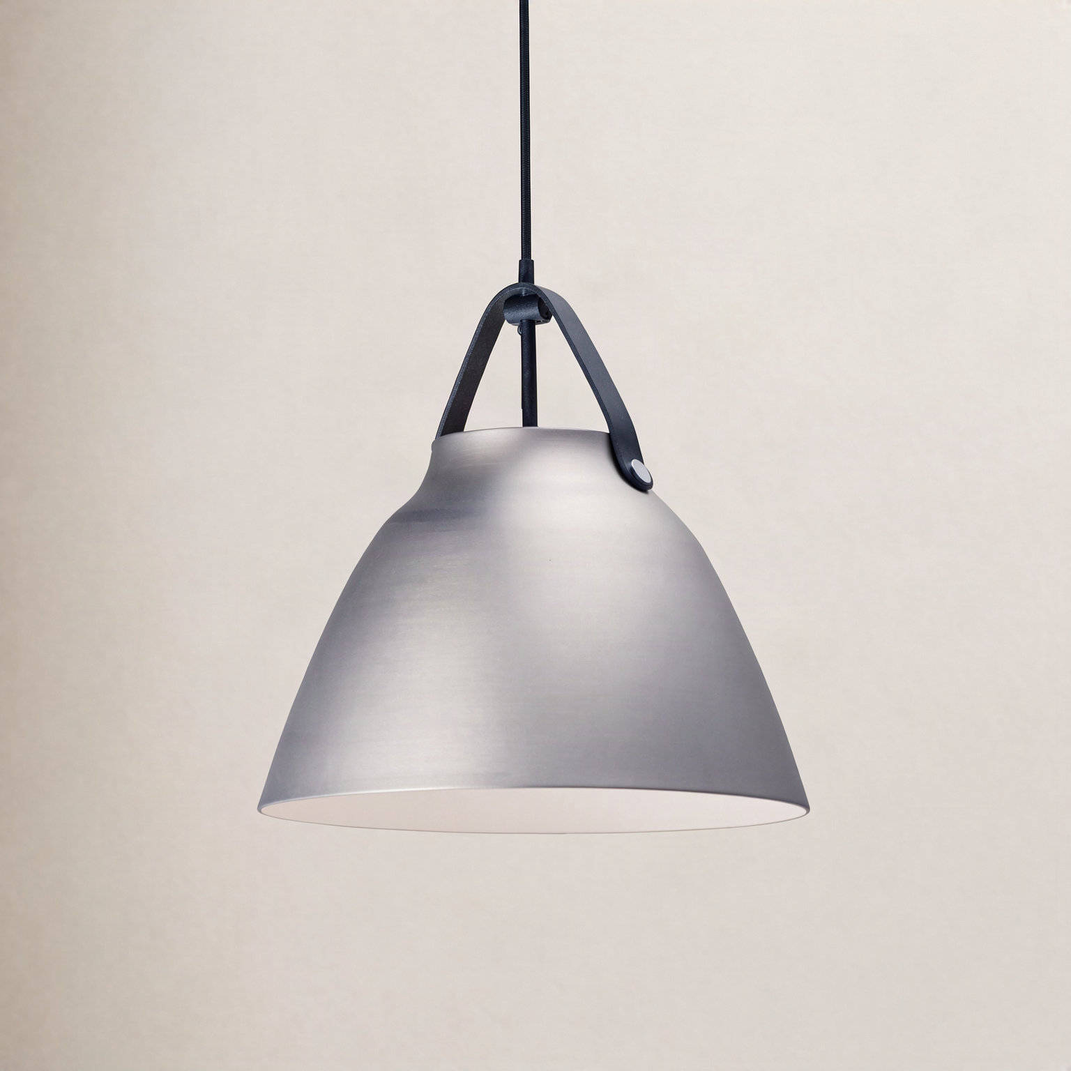 Gianni Dimmable Dome Single Light Pendant, 14.5" H x 14.25" W x 14.25" D, Black/Brushed Patinum