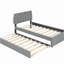Lit plateforme à plateau-coussin double Teddy-121110543