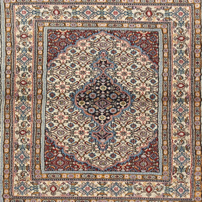 Tapis traditionnel brun / rouge Desinor