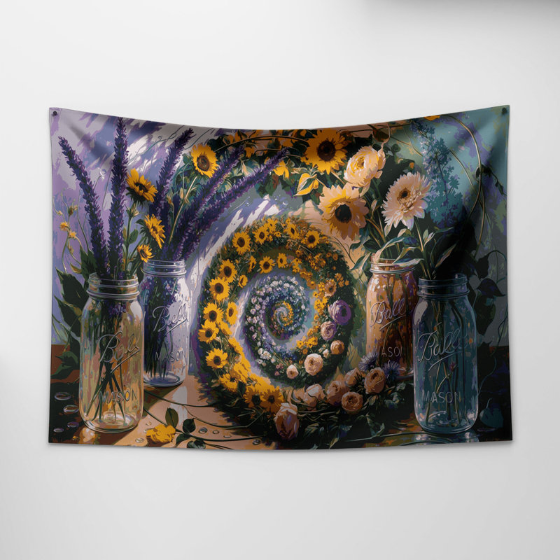 Tapisserie murale de l'Action de grâce Mason, 51 po x 60 po