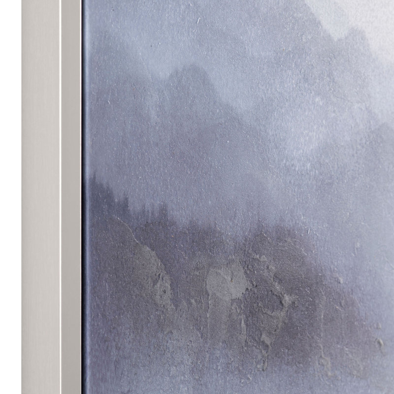 Shadows Contemporary Framed Canvas Wall Art