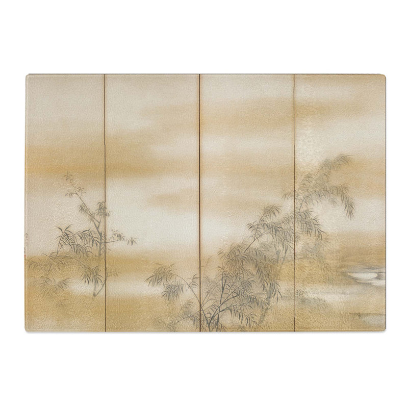 Tempered Glass a Landscape View Chopping Board, 39 cm W x 28.5 cm L