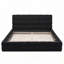 Lit plateforme en tissu d'ameublement-12540318