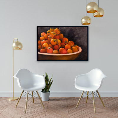 "Bol de tomates cerises" sur toile