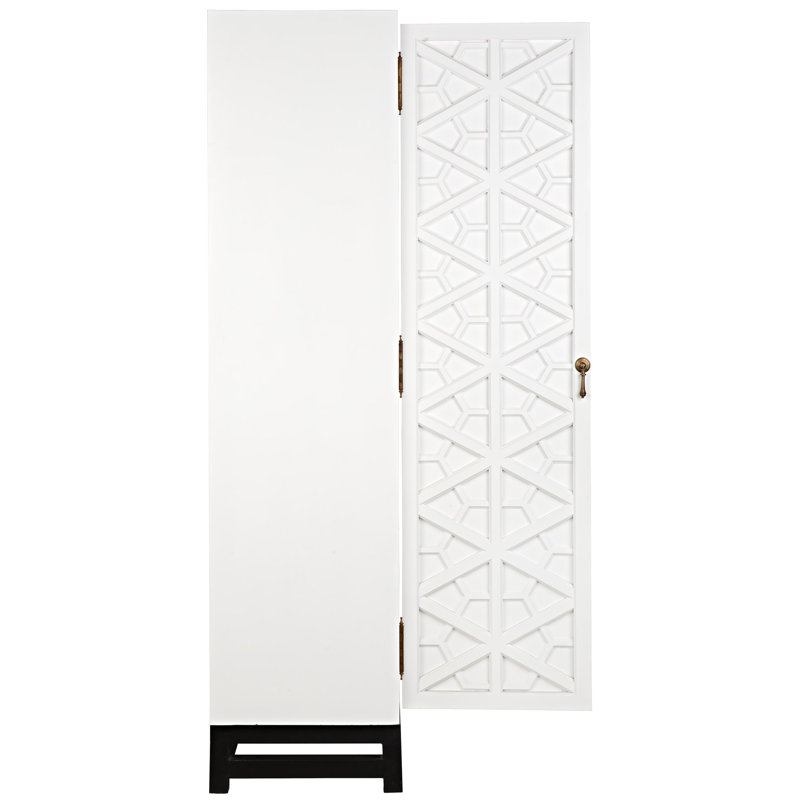Maharadscha 2 - Door Armoire, Solid White, 82" H x 42" W x 20" D
