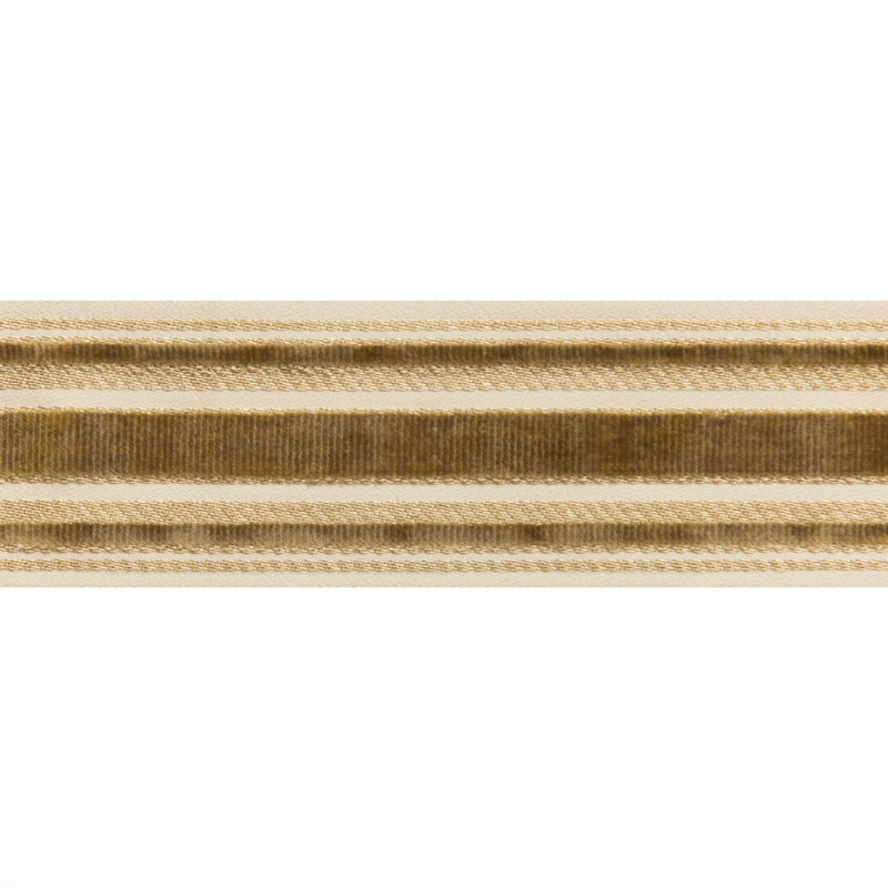 Treillis Passementerie Canton Cotton Blend Trim, Gold