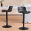 Harjyot Modern Swivel Adjustable Height Bar Stool with Backrest Footrest for Kitchen Island Bar Counter-2139292898-2142645565