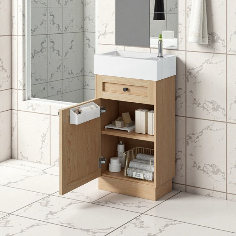 Meuble-lavabo rustique avec lavabo réversible de 18,5 po Rustic Farmhouse |