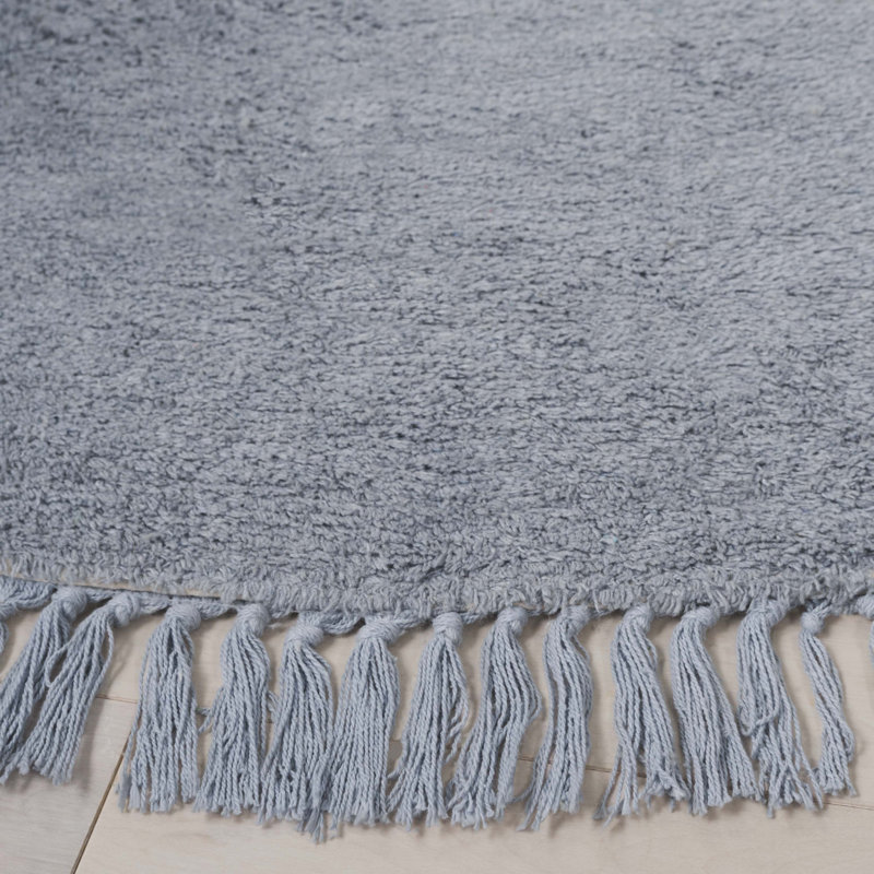 Tapis bleu Easy Care 221, Rond 6 pi