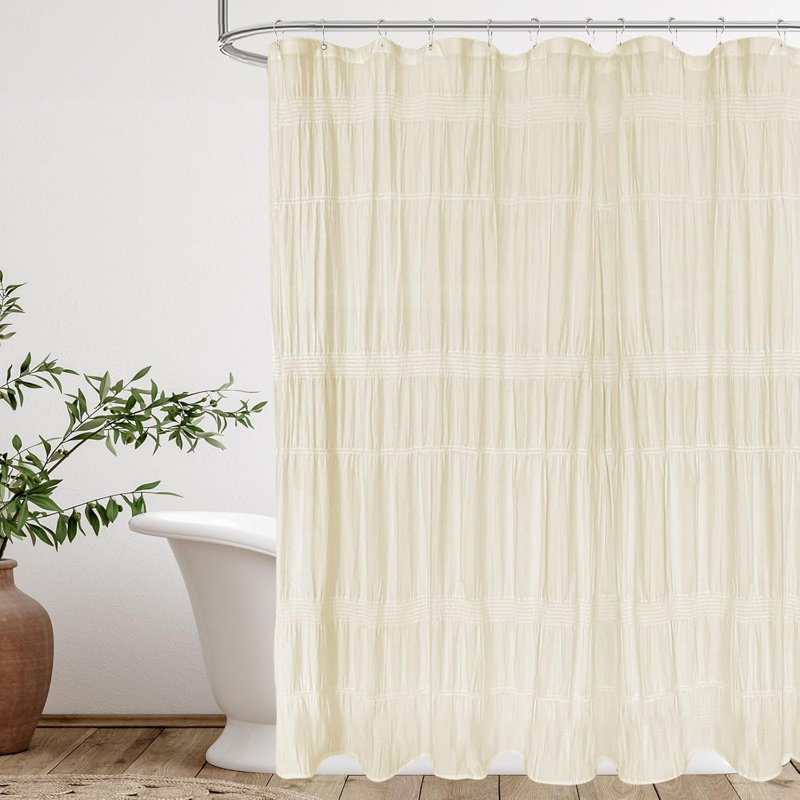Rideau de douche Kolju, Beige