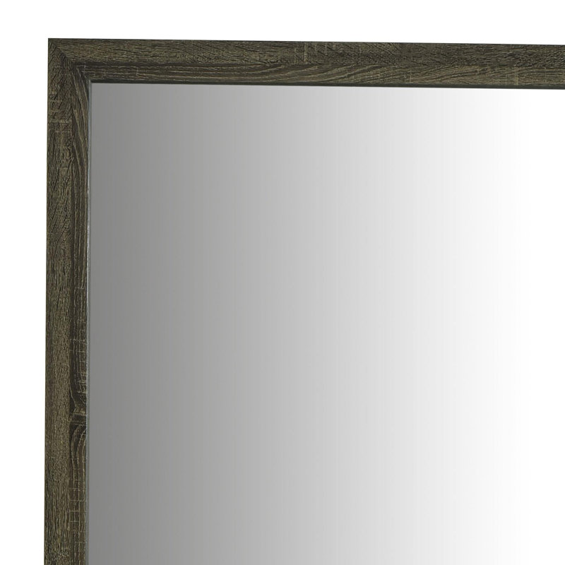 Dresser Mirror Brown Oak