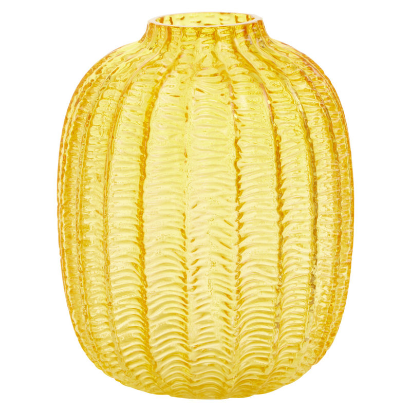 Samak Handmade Glass Table Vase, 20cm H x 15cm W x 15cm D