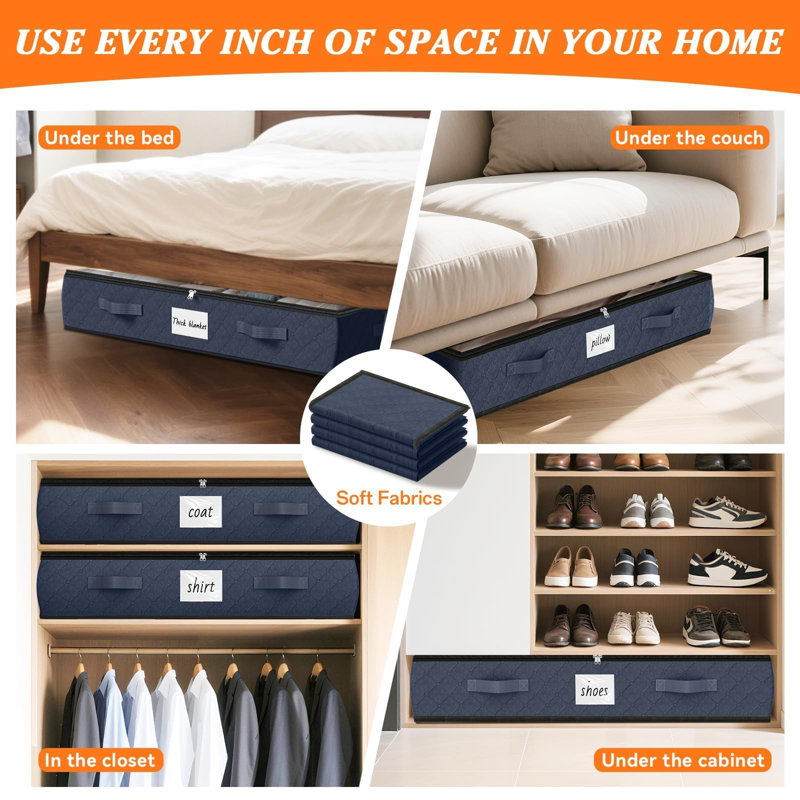 Rebrilliant Underbed Storage, Blue