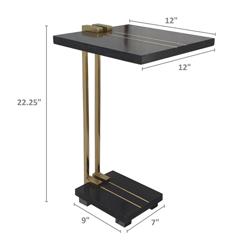 End Table, Black