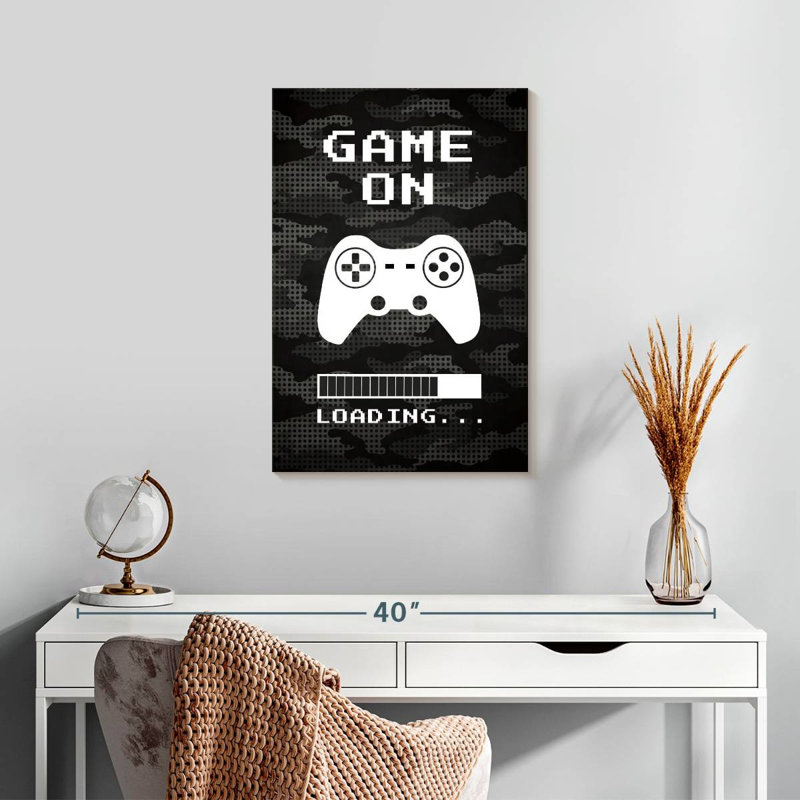 Kema Game On Loading, 24" H x 16" W