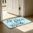 Light Blue Beach Quote Door Mat 24 x 36 inch for Outdoor and Indoor