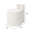 Pouf rond moderne en sherpa de 22,8 pouces pour salon-407676962-407676963