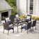 Alyah 7 Piece Dining Set with Cushions