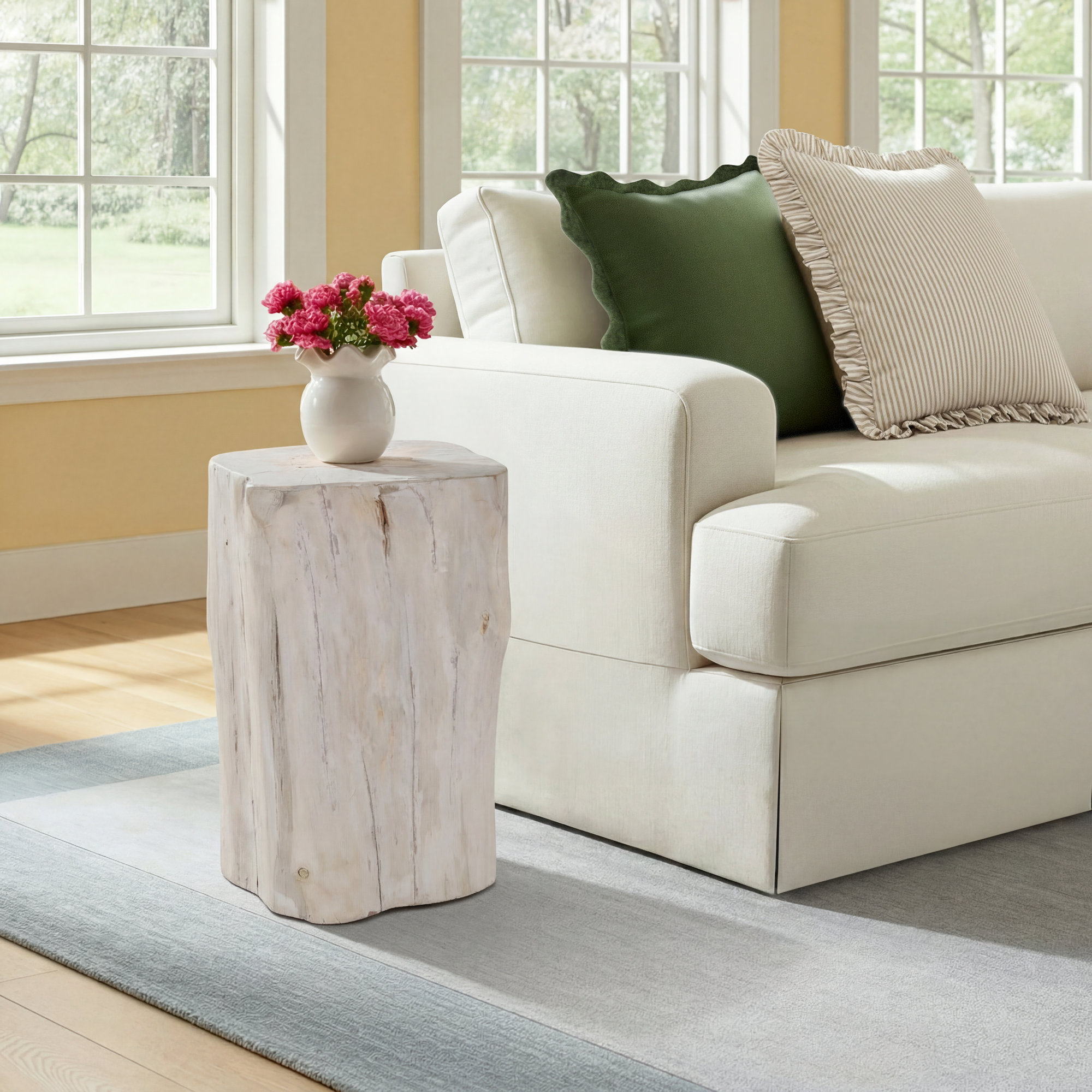 Mansi Solid Wood End Table