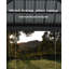 Pavillon de jardin rigide 12 pi x 12 pi pour tous les temps