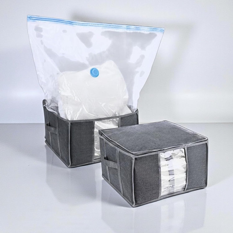 Brayden Studio Cardboard, Polyethylene (PE), Polyethylene Terephthalate (PET) Storage Bag