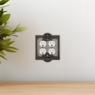 Meadows 2-Gang Duplex Outlet Wall Plate