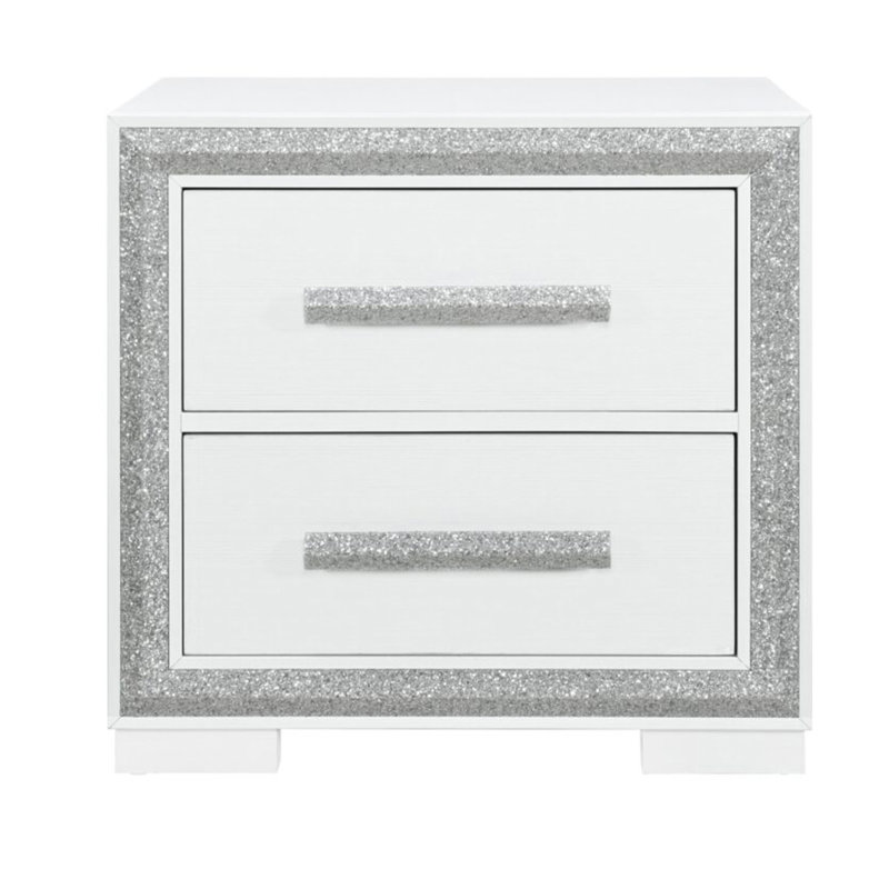 ANNIE SILVER NIGHTSTAND