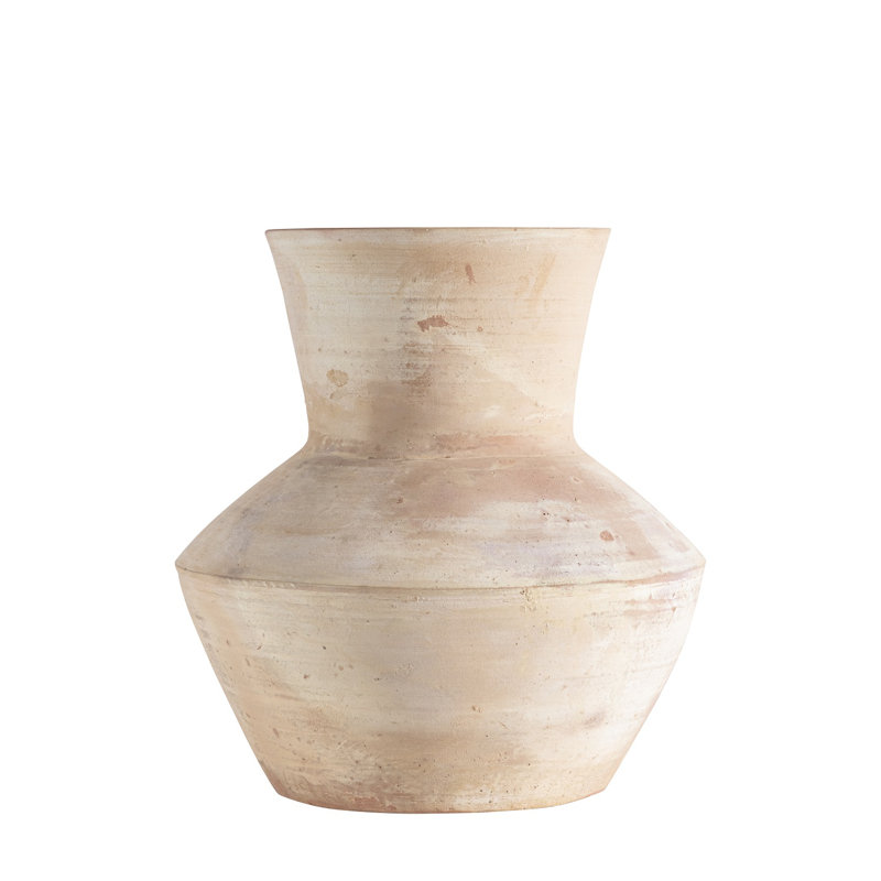 Vase en terre cuite de 13 po et H 12,3 po
