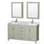 Sheffield 60" Double Bathroom Vanity Set with Mirror-1098838876