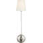 Vendome 26" Single Sconce with Linen Shade-1686512223