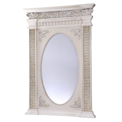 Accumuls Wood Flat Wall Mirror