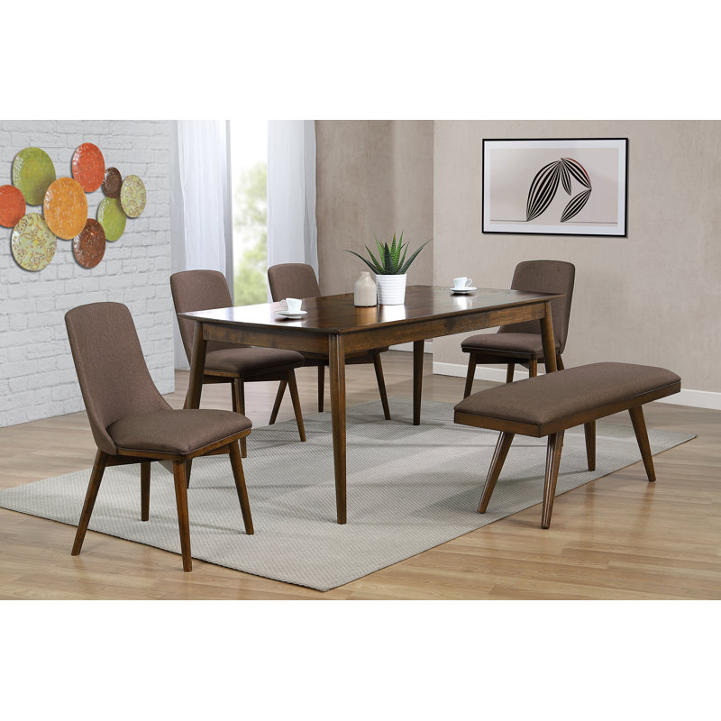 Santana Beech Solid Wood Base Dining Table